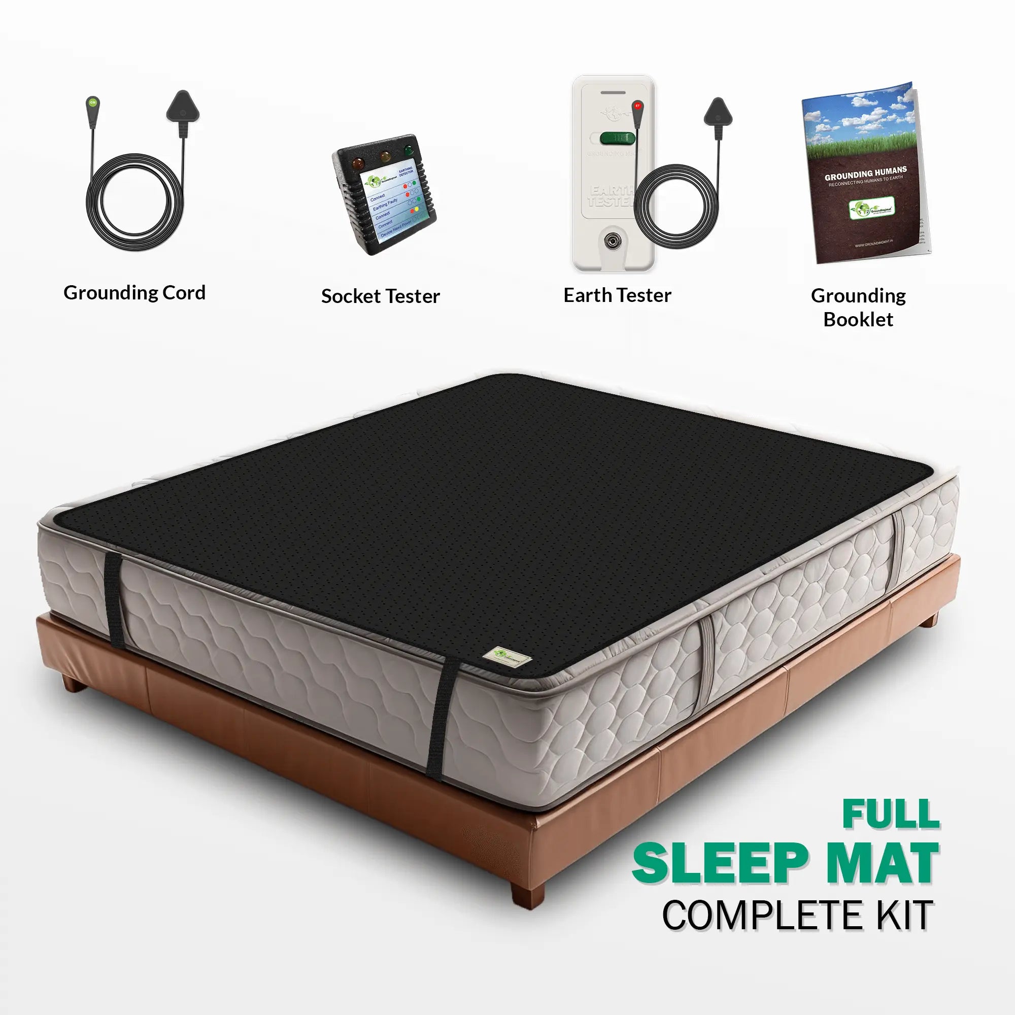 Grounding Sleep Mat Kit (54 x 71 Inches) - Grounding Mat®