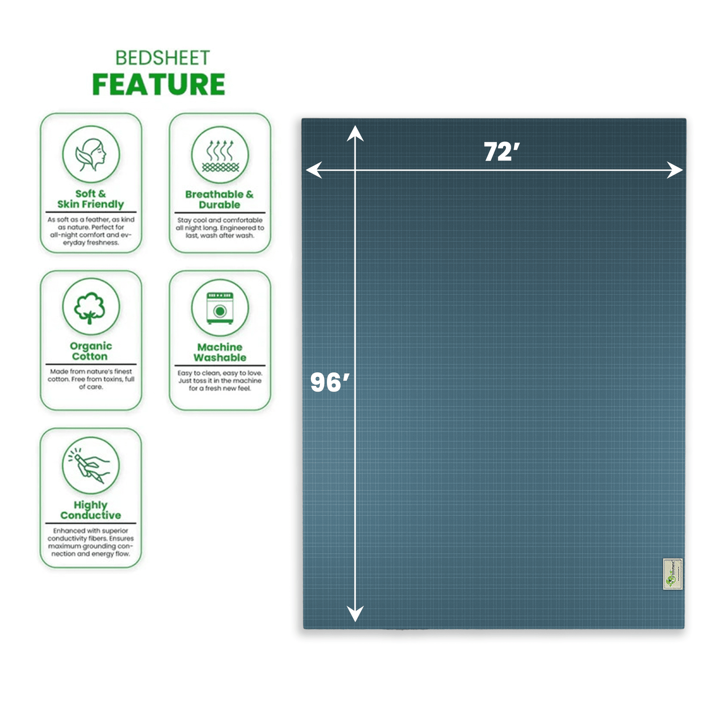 Grounding Bedsheet (Full Size) Add-On