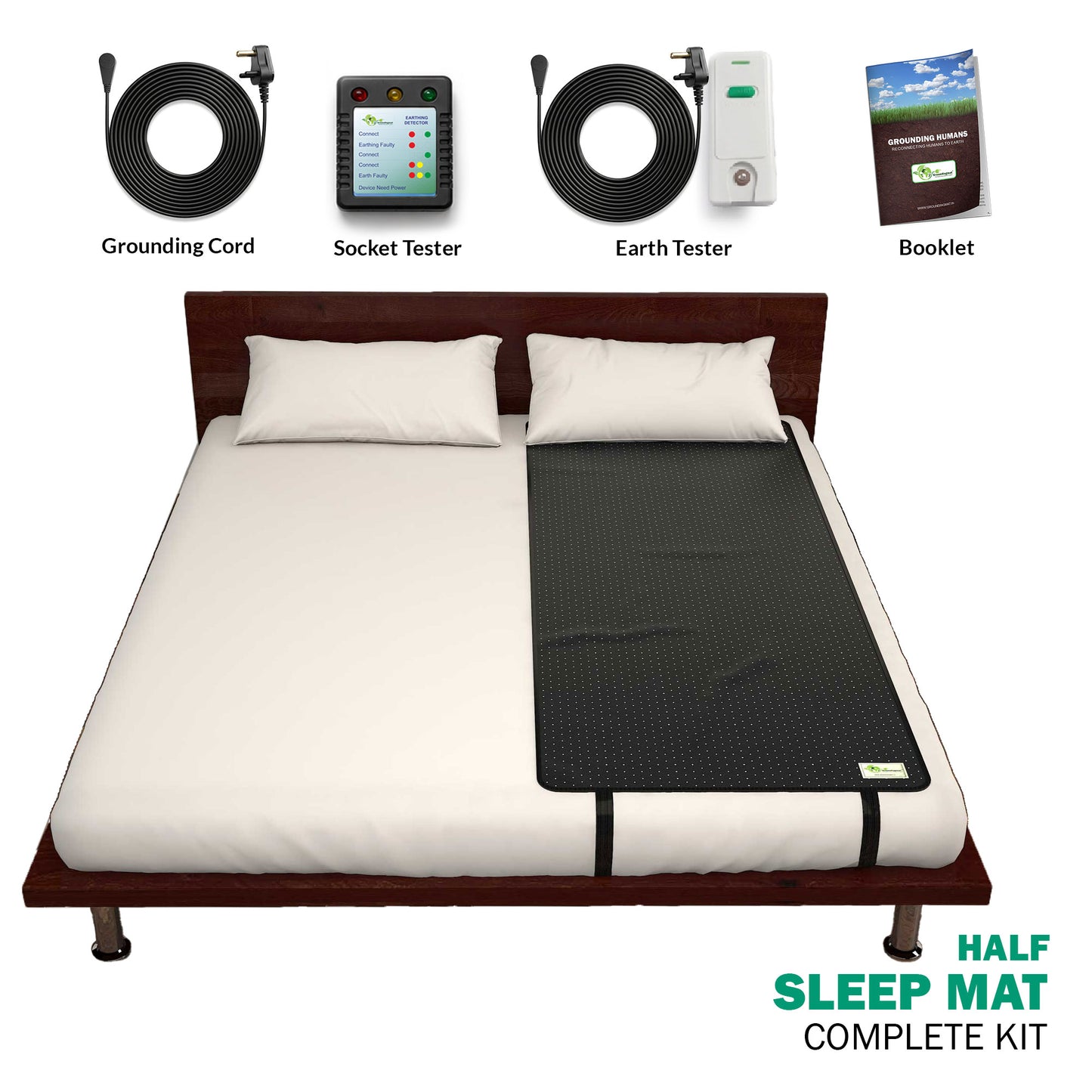 Grounding Sleep Mat Kit ( Single Bed )