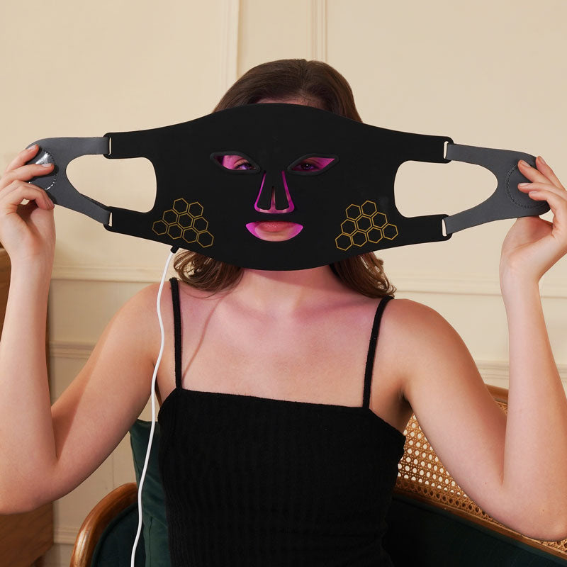 led face mask light therapy