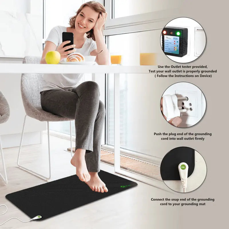 Grounding Mat® Premium Earthing Products for Indoors