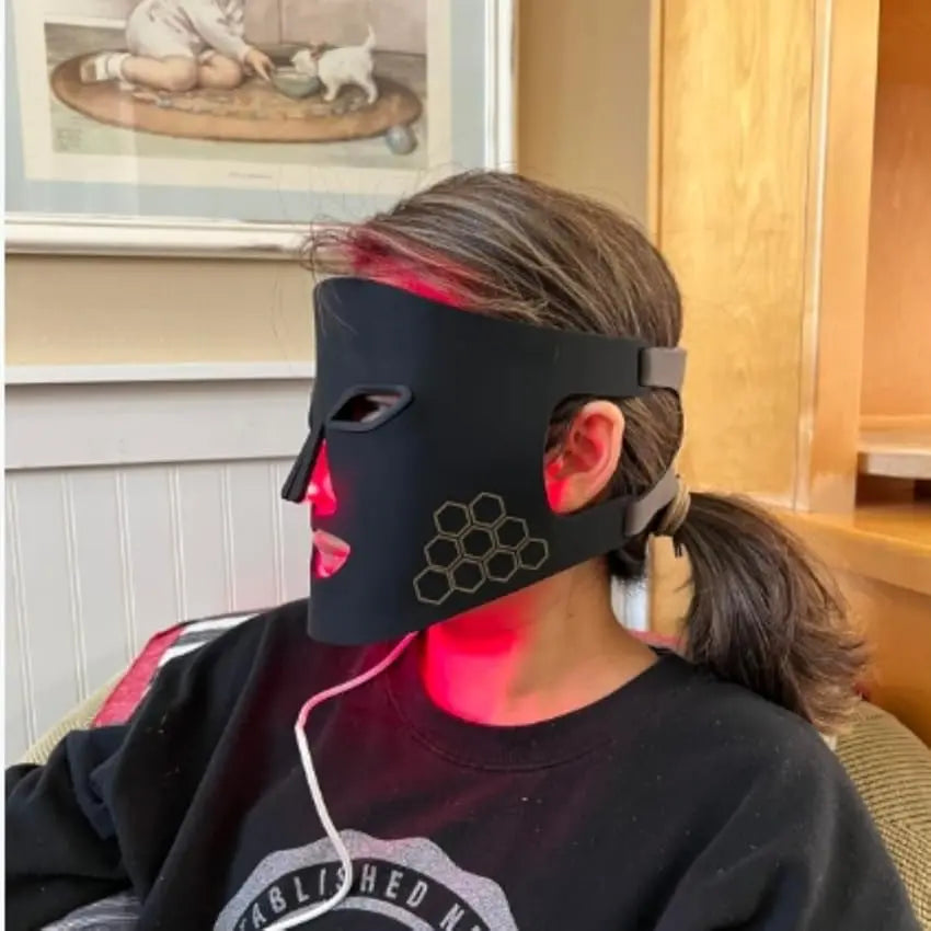 Matting Mask Red Light Therapy Face Mask | LED Anti-Aging & Skin Rejuvenation Mask ...