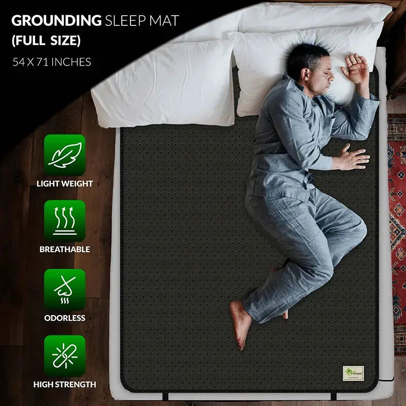 Grounding Sleep Mat (Double Bed Size) - Add-On Pack – Grounding Mat