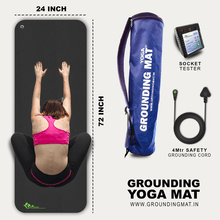 Load image into Gallery viewer, Grounding Yoga Mat Size
